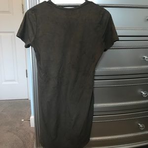 Summer suede dress